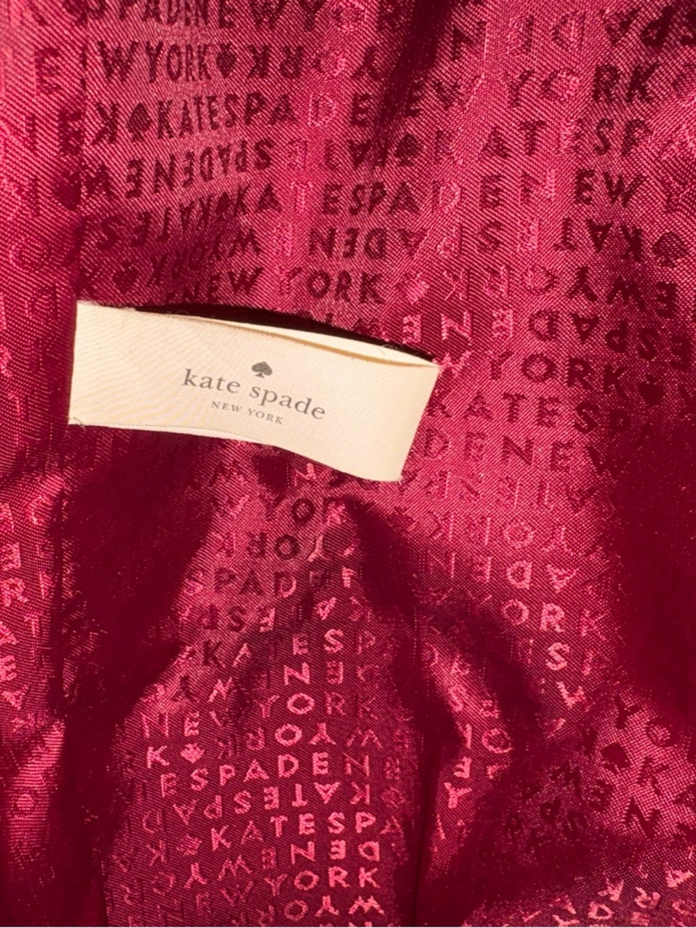 Kate Spade Laurel Way Ari Large Tote Purple Saffiano Leather - Picture 12 of 16